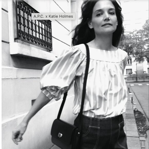 NWT A.P.C. x Katie Holmes Louisa Blouse 36 - Picture 1 of 6